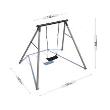 Obrázek k výrobku 51438 - Dětská zahradní houpačka kovová CanCan Solo .