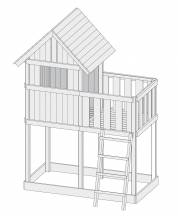 Obrázek k výrobku 22044 - dětské hřiště KARIBU FRIEDA 91177
