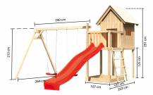Obrázek k výrobku 21995 - dětské hřiště KARIBU FRIEDA 91181