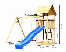 Obrázek k výrobku 22019 - dětské hřiště KARIBU LOTTI 89345