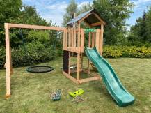 Obrázek k výrobku 78552 - Dětské hřiště Monkey´s Home Malý pirát HOOK se zelenou skluzavkou Dětské hřiště Monkey´s Home Malý pirát HOOK se zelenou skluzavkou