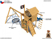 Obrázek k výrobku 52700 - Dětské hřiště Monkey´s Home Malý pirát JIM .