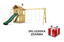 Obrázek k výrobku 80809 - Dětské hřiště Monkey´s Home Malý pirát JIM se zelenou skluzavkou