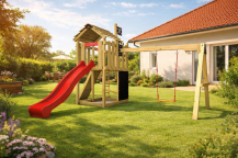 Obrázek k výrobku 78600 - Dětské hřiště Monkey´s Home Malý pirát MAD s červenou skluzavkou