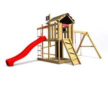 Obrázek k výrobku 78601 - Dětské hřiště Monkey´s Home Malý pirát MAD se žlutou skluzavkou Dětské hřiště Monkey´s Home Malý pirát MAD  se žlutou skluzavkou