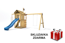 Obrázek k výrobku 82514 - Dětské hřiště Monkey´s Home Malý pirát SAM s modrou skluzavkou