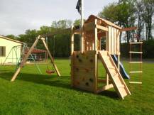 Obrázek k výrobku 82515 - Dětské hřiště Monkey´s Home Malý pirát SAM se zelenou skluzavkou Dětské hřiště Monkey´s Home Malý pirát SAM se zelenou skluzavkou