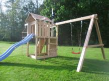 Obrázek k výrobku 82515 - Dětské hřiště Monkey´s Home Malý pirát SAM se zelenou skluzavkou Dětské hřiště Monkey´s Home Malý pirát SAM se zelenou skluzavkou