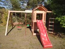 Obrázek k výrobku 82515 - Dětské hřiště Monkey´s Home Malý pirát SAM se zelenou skluzavkou Dětské hřiště Monkey´s Home Malý pirát SAM se zelenou skluzavkou