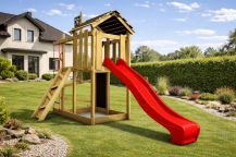 Obrázek k výrobku 78596 - Dětské hřiště Monkey´s Home Malý pirát ZET s červenou skluzavkou