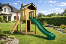 Obrázek k výrobku 78599 - Dětské hřiště Monkey´s Home Malý pirát ZET se zelenou skluzavkou