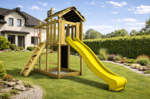 Obrázek k výrobku 78597 - Dětské hřiště Monkey´s Home Malý pirát ZET se žlutou skluzavkou