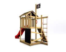 Obrázek k výrobku 78597 - Dětské hřiště Monkey´s Home Malý pirát ZET se žlutou skluzavkou Dětské hřiště Monkey´s Home Malý pirát ZET se žlutou skluzavkou