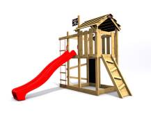 Obrázek k výrobku 78597 - Dětské hřiště Monkey´s Home Malý pirát ZET se žlutou skluzavkou Dětské hřiště Monkey´s Home Malý pirát ZET se žlutou skluzavkou