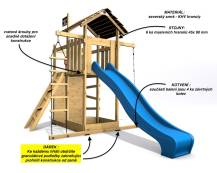 Obrázek k výrobku 52701 - Dětské hřiště Monkey´s Home Velký pirát JACK .