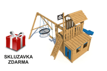 Obrázek k výrobku 90735 - Dětské hřiště Monkey´s Home Velký pirát JOLLY modrá