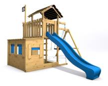 Obrázek k výrobku 90735 - Dětské hřiště Monkey´s Home Velký pirát JOLLY modrá Dětské hřiště Monkey´s Home Velký pirát JOLLY