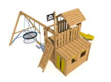Obrázek k výrobku 90734 - Dětské hřiště Monkey´s Home Velký pirát JOLLY žlutá