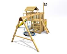 Obrázek k výrobku 90734 - Dětské hřiště Monkey´s Home Velký pirát JOLLY žlutá