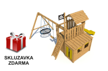 Obrázek k výrobku 90734 - Dětské hřiště Monkey´s Home Velký pirát JOLLY žlutá