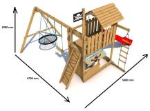 Obrázek k výrobku 52707 - Dětské hřiště Monkey´s Home Velký pirát LADY .