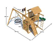 Obrázek k výrobku 52704 - Dětské hřiště Monkey´s Home Velký pirát NICK .