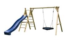 Obrázek k výrobku 62804 - Dětské hřiště s houpačkou Imprest KASPER + krabice hnízdo Dětské hřiště s houpačkou Imprest KASPER + krabice hnízdo