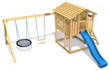 Obrázek k výrobku 62556 - Dětský domeček Monkey´s Home Chatrč pirát Bart Dětský domeček Monkey´s Home Chatrč pirát Bart