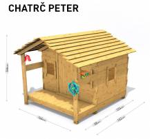 Obrázek k výrobku 62555 - Dětský domeček  Monkey´s Home Chatrč pirát Peter .