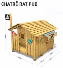 Obrázek k výrobku 62558 - Dětský domeček  Monkey´s Home Chatrč pirát Rat Pub .