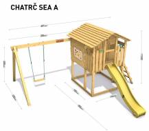 Obrázek k výrobku 62559 - Dětský domeček Monkey´s Home Chatrč pirát Sea .