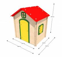 Obrázek k výrobku 77687 - Dětský domeček Monkey´s Home JIŘÍK I. exteriér Dětský domeček Monkey´s Home JIŘÍK I. exteriér