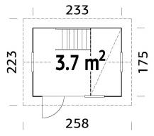 Obrázek k výrobku 39765 - Dětský domek GRETE Dětský domek GRETE