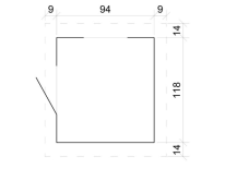 Obrázek k výrobku 35168 - Dětský dřevěný domek M516 105x130x145cm