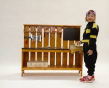 Obrázek k výrobku 49584 - Dětský dřevěný stolek ponk Martin .