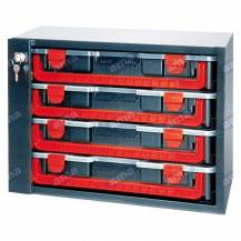 Obrázek k výrobku 5276 - Dílenská skříň s plastovými boxy