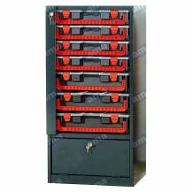 Obrázek k výrobku 5278 - Dílenská skříň s plastovými boxy