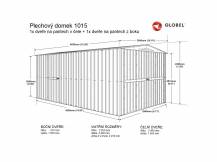 Obrázek k výrobku 72944 - domek GLOBEL 1015 ANTRACIT