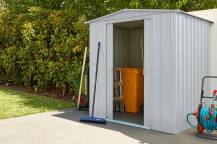 Obrázek k výrobku 71999 - domek GLOBEL 86 STŘÍBRNÝ se střešním oknem