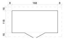 Obrázek k výrobku 49361 - Domek na nářadí EKO-LINE H312 130x180 cm tl. 19 mm