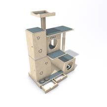 Obrázek k výrobku 54561 - Domek se škrabadlem 3v1 Beky levý Domek se škrabadlem 3v1 Beky levý