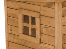 Obrázek k výrobku 81235 - Dřevěná bouda pro kočky KERBL RUSTICA 57 x 45 x 43 cm