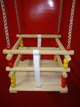 Obrázek k výrobku 20471 - Dřevěná dětská houpačka .