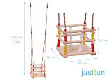 Obrázek k výrobku 20471 - Dřevěná dětská houpačka .