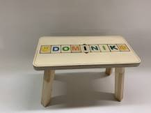 Obrázek k výrobku 72332 - Dřevěná dětská Stolička HEROLD se jménem .