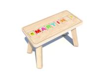 Obrázek k výrobku 72332 - Dřevěná dětská Stolička HEROLD se jménem .