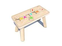 Obrázek k výrobku 72332 - Dřevěná dětská Stolička HEROLD se jménem .