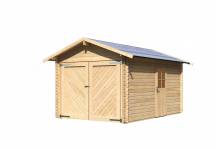 Obrázek k výrobku 21993 - dřevěná garáž KARIBU 54133 28 mm natur