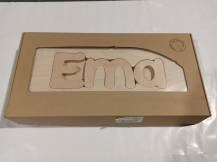 Obrázek k výrobku 49326 - Dřevěná stolička CUBS se JMÉNEM EMA  .