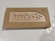 Obrázek k výrobku 49337 - Dřevěná stolička CUBS se JMÉNEM LUKÁŠ  .